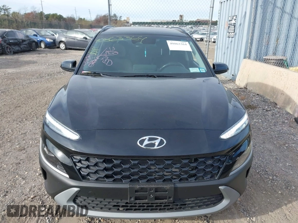 2023 Hyundai Kona SEL with VIN KM8K6CAB7PU038526, listed as a IAAI auction lot 40863364 with 3,642 mi miles and . Bid and sale history available at DreamBid. Image 12.