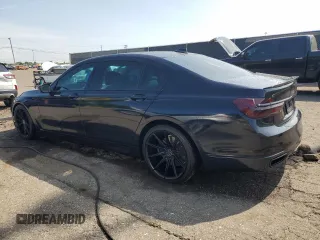 2016 BMW 7 Series 740i with VIN WBA7E2C56GG738788, listed as a Copart auction lot 60654015 with 96,059 mi miles and Clean title. Bid and sale history available at DreamBid. Image 2.