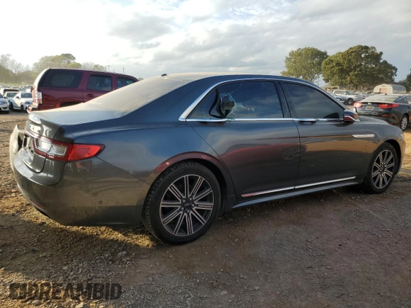 2017 Lincoln Continental Reserve with VIN 1LN6L9RP0H5628222, listed as a Copart auction lot 79513314 with 137,843 mi miles and Clean Title. Bid and sale history available at carsss.com. Image 3.