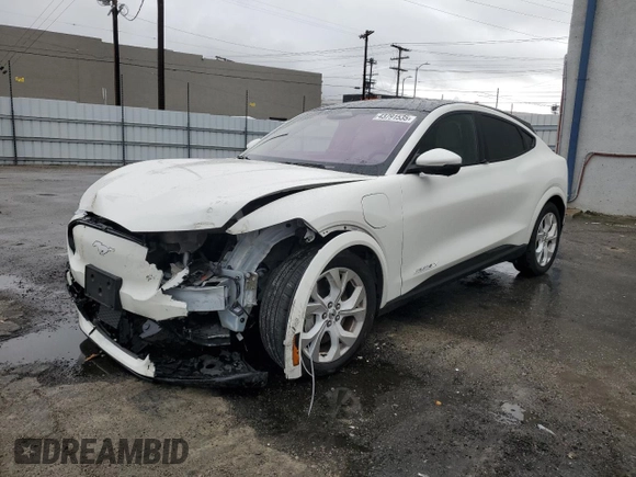 2022 Ford Mustang Mach-E Premium with VIN 3FMTK3R71NMA31671, listed as a Copart auction lot 43791535 with 22,703 mi miles and Salvage Title. Bid and sale history available at DreamBid. Image 1.