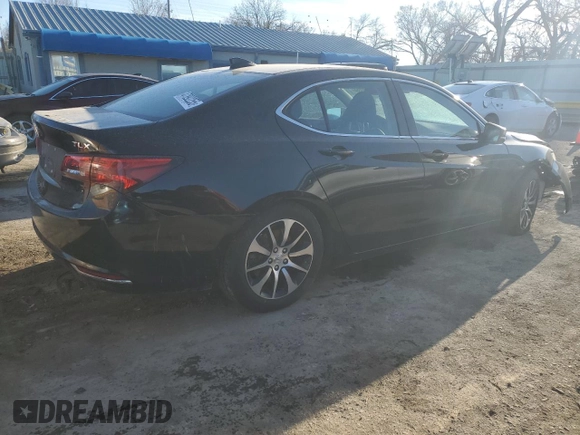 2017 Acura TLX Technology with VIN 19UUB1F53HA007651, listed as a Copart auction lot 47892255 with 76,256 mi miles and Salvage Title. Bid and sale history available at DreamBid. Image 3.