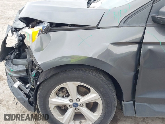 2019 Ford Edge SE with VIN 2FMPK3G98KBC50968, listed as a IAAI auction lot 42200113 with 55,752 mi miles and . Bid and sale history available at DreamBid. Image 6.