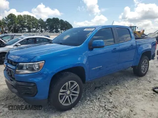 2021 Chevrolet Colorado 2WD Work Truck with VIN 1GCGSBEA1M1253365, listed as a Copart auction lot 66884955 with 85,357 mi miles and Clean title. Bid and sale history available at DreamBid. Image 1.
