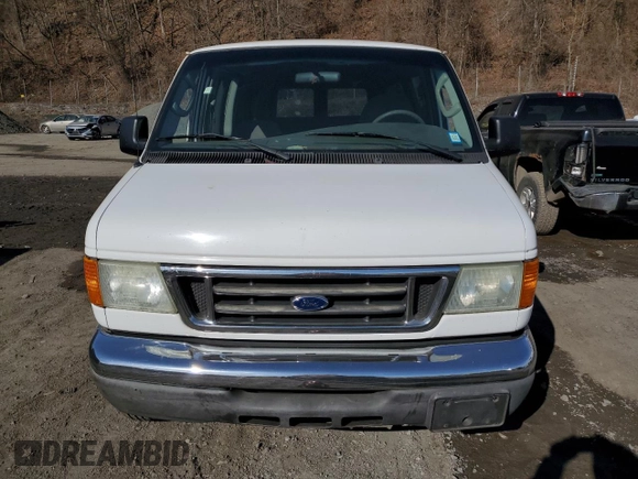 2007 Ford Econoline Passenger XL with VIN 1FBNE31L57DA12220, listed as a Copart auction lot 48890985 with Not Provided miles and Salvage Title. Bid and sale history available at carsss.com. Image 5.