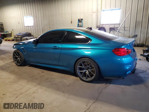 2016 BMW M4 with VIN WBS3R9C58GK708678, listed as a Copart auction lot 81823173 with 0 mi miles. Bid and sale history available at carsss.com. Image 2.