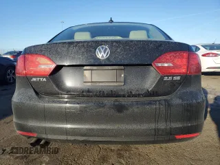 2012 Volkswagen Jetta Sedan SE w/Convenience & Sunroof PZEV with VIN 3VWBP7AJ3CM121673, listed as a Copart auction lot 42629585 with 162,138 mi miles and Salvage Title. Bid and sale history available at carsss.com. Image 6.