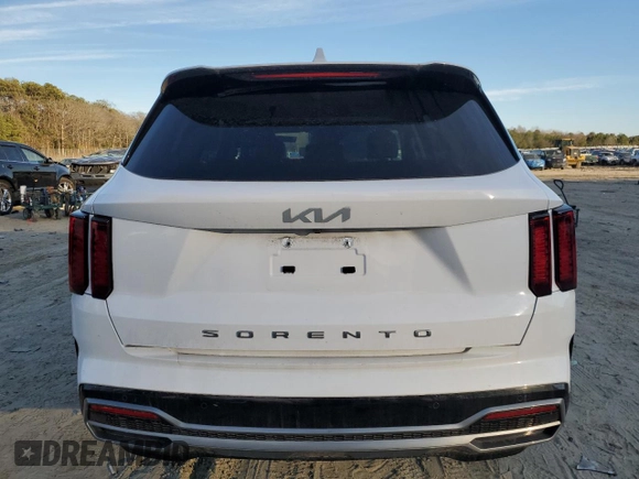 2022 Kia Sorento S with VIN 5XYRL4LC0NG123150, listed as a Copart auction lot 46350195 with 34,777 mi miles and Salvage Title. Bid and sale history available at carsss.com. Image 6.