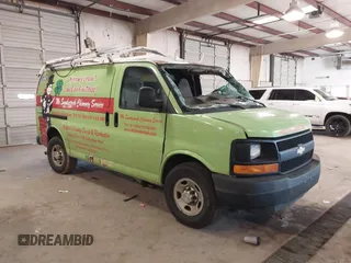 2010 Chevrolet Express Cargo with VIN 1GCZGFBA9A1147358, listed as a IAAI auction lot 41421226 with 258,255 mi miles and . Bid and sale history available at DreamBid. Image 1.