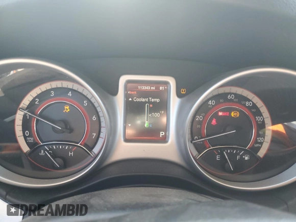 2014 Dodge Journey American Value with VIN 3C4PDCABXET277897, listed as a Copart auction lot 60566735 with 113,343 mi miles and Salvage title. Bid and sale history available at DreamBid. Image 9.