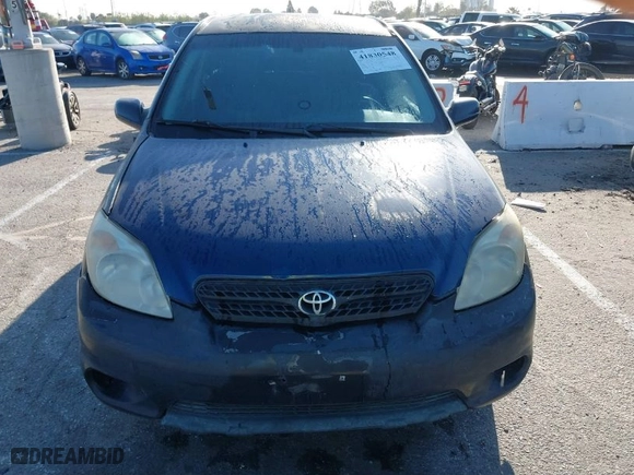 2006 Toyota Matrix STD with VIN 2T1KR32EX6C577349, listed as a IAAI auction lot 41830548 with 258,424 mi miles. Bid and sale history available at carsss.com. Image 6.