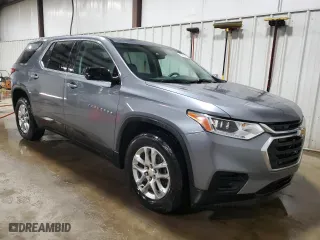 2020 Chevrolet Traverse LS with VIN 1GNEVFKW8LJ306848, listed as a Copart auction lot 48405915 with 60,574 mi miles and Salvage Title. Bid and sale history available at carsss.com. Image 4.