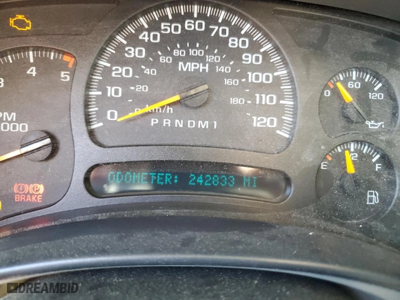 2007 Chevrolet Silverado 2500HD Classic LT3 with VIN 1GCHK23D27F155874, listed as a Copart auction lot 61669624 with 242,833 mi miles and Salvage Title. Bid and sale history available at carsss.com. Image 9.