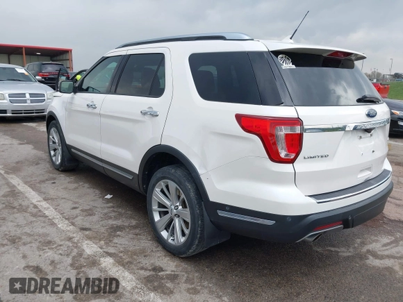 2018 Ford Explorer Limited with VIN 1FM5K8F84JGC70994, listed as a IAAI auction lot 41979267 with 94,206 mi miles and . Bid and sale history available at carsss.com. Image 3.