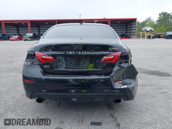 2015 Infiniti Q70 z VIN JN1BY1AR6FM561165, wystawiony jako IAAI lot #41622832 z przebiegiem 121 522 mil mil oraz . Historia ofert i sprzedaży dostępna na DreamBid. Obrazek 17.