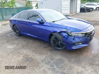 2019 Honda Accord Sport with VIN 1HGCV1F36KA076004, listed as a IAAI auction lot 42130414 with 75,689 mi miles and . Bid and sale history available at DreamBid. Image 1.