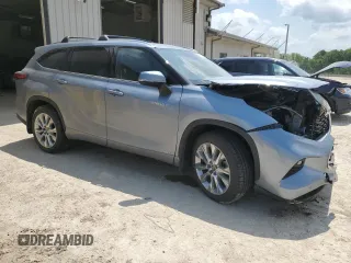 2021 Toyota Highlander Hybrid Limited with VIN 5TDXBRCH7MS065638, listed as a Copart auction lot 56914045 with 56,297 mi miles and Salvage title. Bid and sale history available at DreamBid. Image 4.