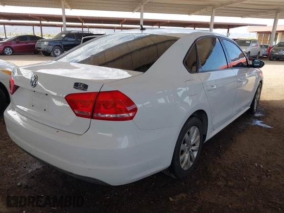 2012 Volkswagen Passat S w/Appearance with VIN 1VWAP7A35CC084706, listed as a IAAI auction lot 41927364 with 245,100 mi miles. Bid and sale history available at carsss.com. Image 4.