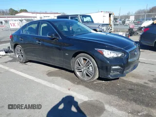 2017 Infiniti Q50 3.0t Premium with VIN JN1EV7AR9HM830576, listed as a IAAI auction lot 41427373 with 98,841 mi miles. Bid and sale history available at carsss.com. Image 1.
