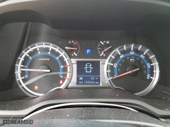 2018 Toyota 4Runner SR5 with VIN JTEZU5JR0J5170672, listed as a Copart auction lot 43738045 with 149,246 mi miles and Salvage Title. Bid and sale history available at carsss.com. Image 9.