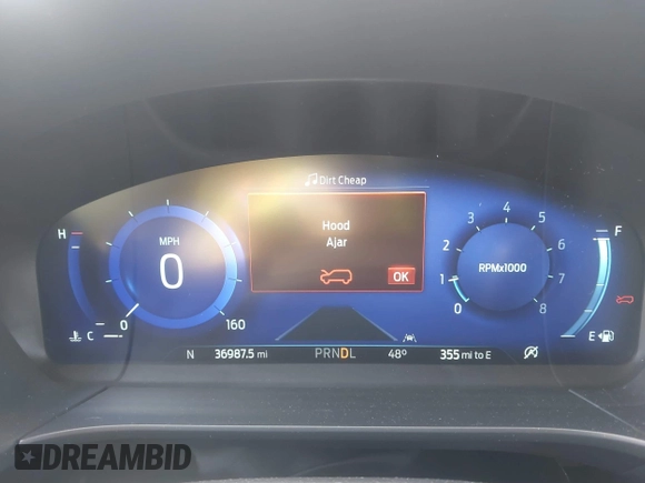 2022 Ford Escape Titanium with VIN 1FMCU9J93NUA99685, listed as a IAAI auction lot 41867437 with 36,987 mi miles and . Bid and sale history available at DreamBid. Image 7.