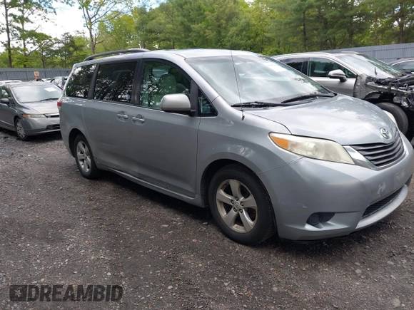 2012 Toyota Sienna LE AAS with VIN 5TDKK3DC1CS190661, listed as a IAAI auction lot 42333206 with 275,012 mi miles and . Bid and sale history available at DreamBid. Image 1.
