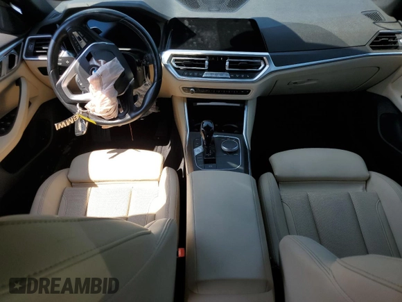 2023 BMW 4 Series 430i z VIN WBA63AV02PFN97608, wystawiony jako Copart lot #69227414 z przebiegiem Nie podano mil oraz Szkoda całkowita • Salvage title. Historia ofert i sprzedaży dostępna na DreamBid. Obrazek 8.