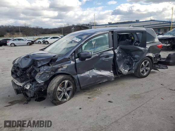 2019 Honda Odyssey Touring with VIN 5FNRL6H87KB078940, listed as a Copart auction lot 87268714 with Not Provided miles and Salvage Title. Bid and sale history available at carsss.com. Image 1.