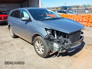 2020 Kia Sorento LX V6 with VIN 5XYPGDA53LG612283, listed as a IAAI auction lot 41724833 with 91,421 mi miles. Bid and sale history available at carsss.com. Image 1.
