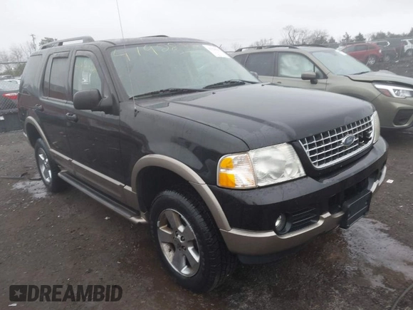 2003 Ford Explorer Eddie Bauer with VIN 1FMDU74W03UB93711, listed as a IAAI auction lot 41928384 with 187,255 mi miles and . Bid and sale history available at DreamBid. Image 1.