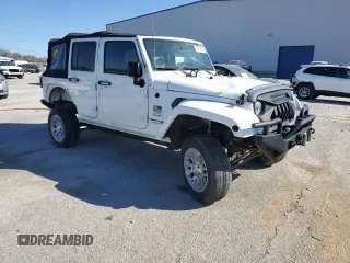 2018 Jeep Wrangler Unlimited Sahara with VIN 1C4BJWEG3JL834357, listed as a Copart auction lot 76314644 with 63,458 mi miles and Non repairable. Bid and sale history available at DreamBid. Image 4.