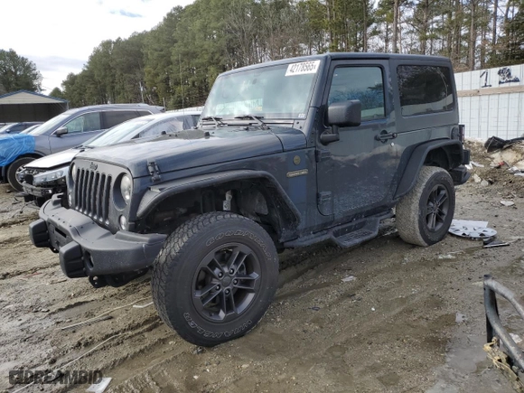 2018 Jeep Wrangler JK Sport with VIN 1C4AJWAG9JL924713, listed as a Copart auction lot 42178565 with 49,477 mi miles and Salvage Title. Bid and sale history available at carsss.com. Image 1.