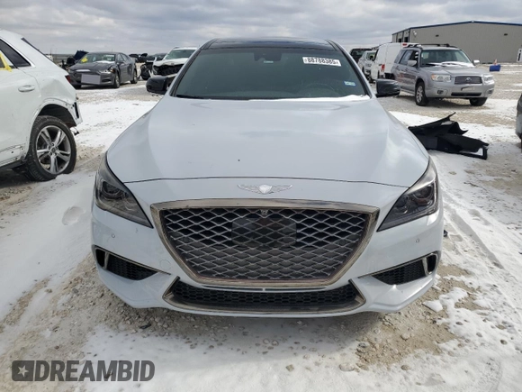 2020 Genesis G80 Sport with VIN KMTFN4JB8LU337890, listed as a Copart auction lot 88788385 with 37,332 mi miles and Salvage title. Bid and sale history available at DreamBid. Image 5.