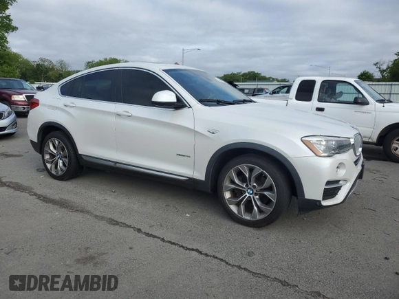2016 BMW X4 xDrive28i with VIN 5UXXW3C51G0R21707, listed as a Copart auction lot 54000104 with 116,360 mi miles and Salvage Title. Bid and sale history available at carsss.com. Image 4.