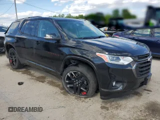 2021 Chevrolet Traverse Premier with VIN 1GNERKKW6MJ238743, listed as a Copart auction lot 57995125 with 61,096 mi miles and Salvage title. Bid and sale history available at DreamBid. Image 4.
