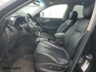 2014 Infiniti QX70 with VIN JN8CS1MW0EM412578, listed as a Copart auction lot 49091955 with 157,580 mi miles and Salvage Title. Bid and sale history available at carsss.com. Image 7.