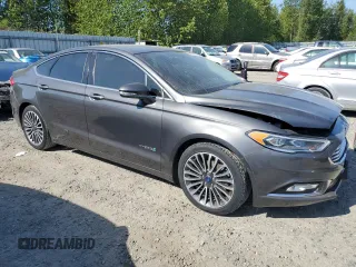 2018 Ford Fusion Hybrid Titanium with VIN 3FA6P0RU6JR192446, listed as a Copart auction lot 51871373 with 98,597 mi miles. Bid and sale history available at carsss.com. Image 4.