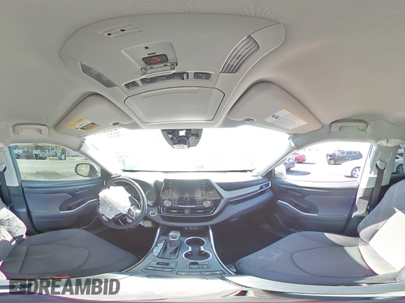 2022 Toyota Highlander LE with VIN 5TDBZRBHXNS204542, listed as a Copart auction lot 56551225 with 71,135 mi miles and Salvage title. Bid and sale history available at DreamBid. Image 16.