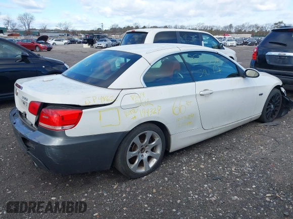 2008 BMW 3 Series 335i with VIN WBAWL73568P178416, listed as a IAAI auction lot 41594372 with Not Provided miles and . Bid and sale history available at carsss.com. Image 4.