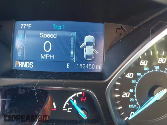 2015 Ford Escape SE with VIN 1FMCU9G90FUA11152, listed as a IAAI auction lot 40277949 with 182,450 mi miles. Bid and sale history available at carsss.com. Image 15.
