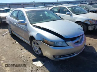 2008 Acura TL with VIN 19UUA66278A047009, listed as a IAAI auction lot 41657645 with 150,476 mi miles. Bid and sale history available at carsss.com. Image 1.