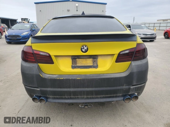 2011 BMW 5 Series 528i with VIN WBAFR1C54BC742994, listed as a Copart auction lot 53649945 with 133,314 mi miles and Salvage Title. Bid and sale history available at carsss.com. Image 6.
