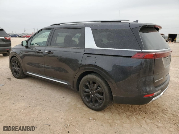 2022 Kia Carnival SX Prestige with VIN KNDNE5H33N6102450, listed as a Copart auction lot 45278105 with 62,271 mi miles and Salvage Title. Bid and sale history available at carsss.com. Image 2.