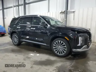 2023 Hyundai Palisade Calligraphy z VIN KM8R7DGE6PU556680, wystawiony jako Copart lot #53627735 z przebiegiem 59 116 mil mil oraz Szkoda całkowita • Salvage title. Historia ofert i sprzedaży dostępna na DreamBid. Obrazek 4.