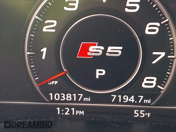 2019 Audi S5 Sportback Prestige z VIN WAUC4CF55KA011706, wystawiony jako IAAI lot #40804401 z przebiegiem 103 817 mil mil oraz . Historia ofert i sprzedaży dostępna na DreamBid. Obrazek 15.