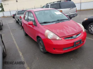 2007 Honda Fit with VIN JHMGD38487S063033, listed as a IAAI auction lot 41892621 with 250,632 mi miles. Bid and sale history available at carsss.com. Image 1.