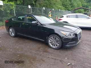 2017 Genesis G80 3.8L with VIN KMHGN4JE0HU171817, listed as a IAAI auction lot 42247623 with 93,048 mi miles and . Bid and sale history available at DreamBid. Image 1.