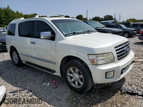2007 Infiniti QX56 with VIN 5N3AA08C47N806195, listed as a Copart auction lot 69790894 with 229,505 mi miles and Salvage Title. Bid and sale history available at carsss.com. Image 4.
