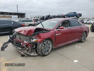 2018 Lincoln Continental Select with VIN 1LN6L9SK6J5610456, listed as a Copart auction lot 42383545 with 0 mi miles and Salvage Title. Bid and sale history available at carsss.com. Image 1.