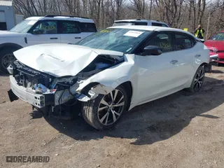 2017 Nissan Maxima SV with VIN 1N4AA6APXHC385664, listed as a IAAI auction lot 41825064 with 134,344 mi miles. Bid and sale history available at carsss.com. Image 21.