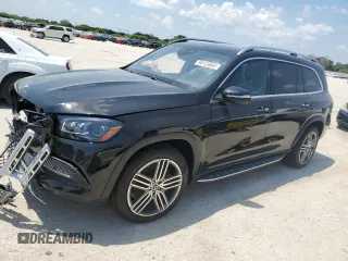 2021 Mercedes-Benz GLS 450 with VIN 4JGFF5KE8MA429333, listed as a Copart auction lot 66123684 with 39,818 mi miles and Salvage Title. Bid and sale history available at DreamBid. Image 1.